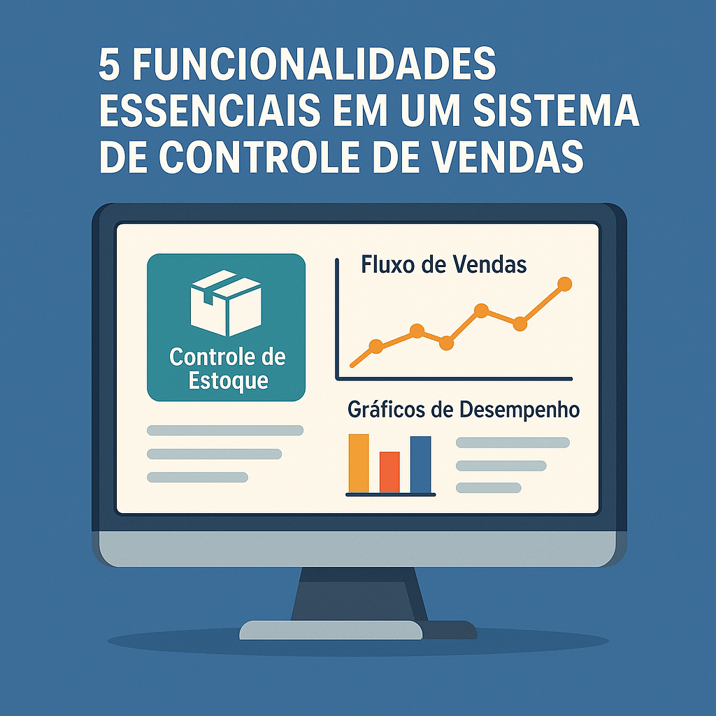 5 funcionalidades essenciais em um sistema de controle de vendas